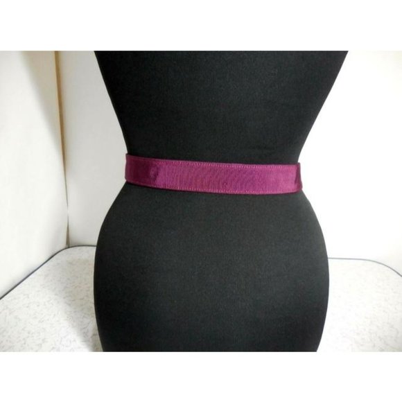 Salvatore Ferragamo VARA Purple Grosgrain Belt